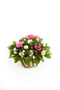 Cottage Garden Flower Basket